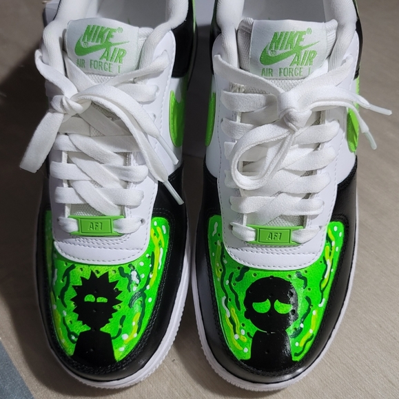NIKE AF1 Custom Rick and Morty shoes - Picture 5 of 8